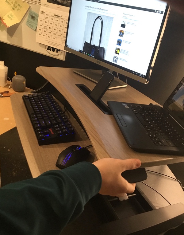 Ergotron WorkFitZ Mini SitStand Desktop review The Gadgeteer