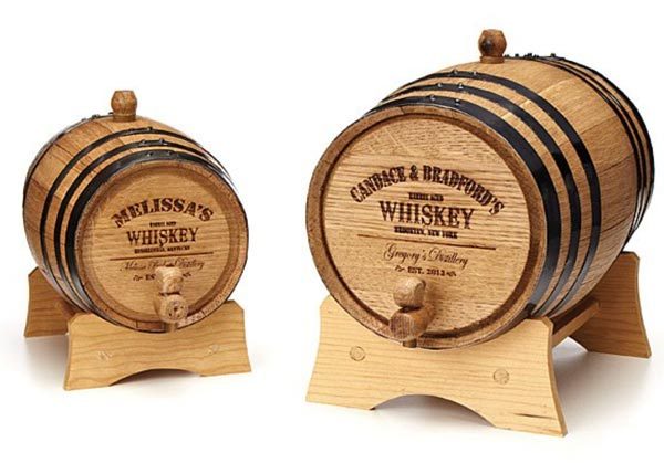 personalized whiskey barrel