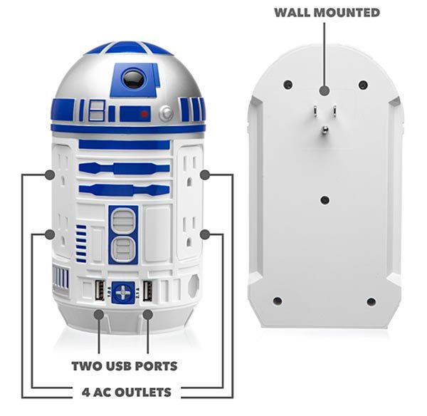 thinkgeek r2d2 charging station