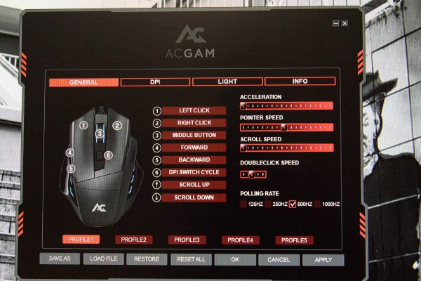 ACGAM Mouse Screen 1