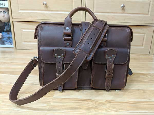 saddleback leather flight bag