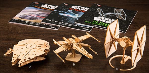 star wars wooden models