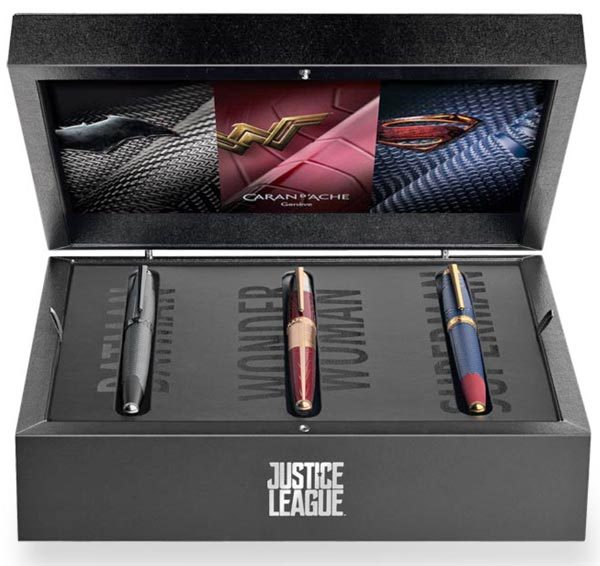 caran dache justice league pens 1