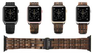 Replace your Apple Watch band with the beauty of wood and titanium ...