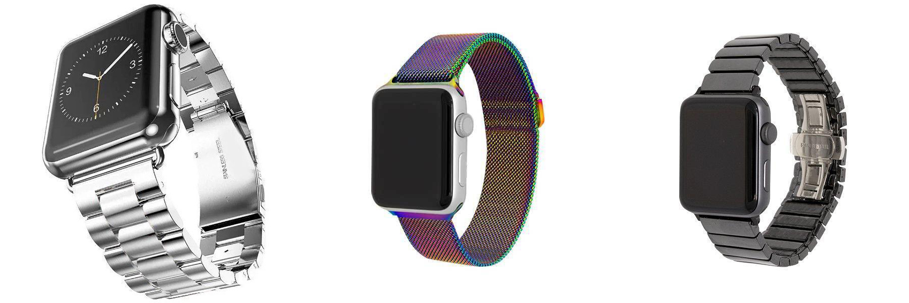 Epic Watch Bands Stainless Steel Link Apple Watch Bands