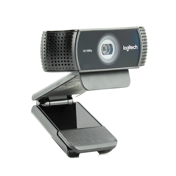 Logitech C922 Pro Stream Webcam with Tripod and Mounting Clip 