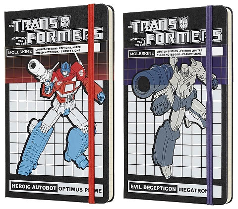 moleskine transformersnotebooks