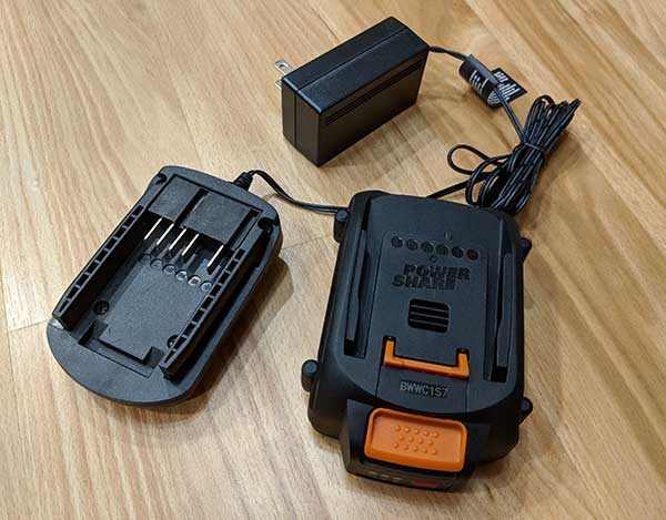 worx weed eater battery