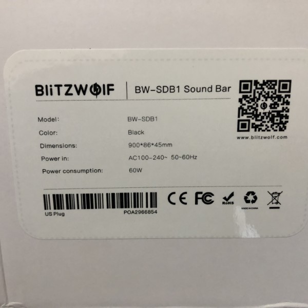 Blitzwolf best sale soundbar manual