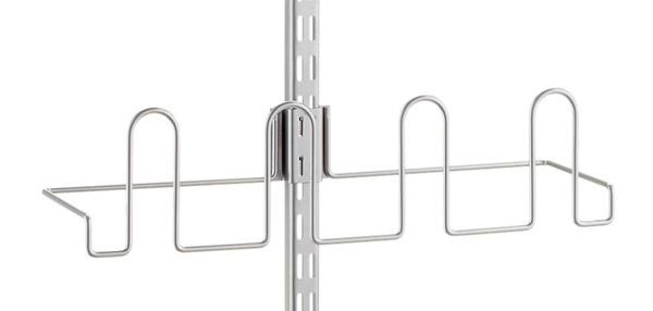 White Elfa Utility Gift Wrap Over the Door Rack