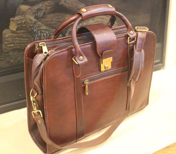 leacarve leather briefcase 1