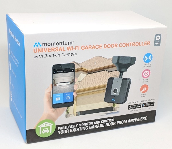 Momentum Niro Wifi Garage Door Controller With Built In Camera Review The Gadgeteer