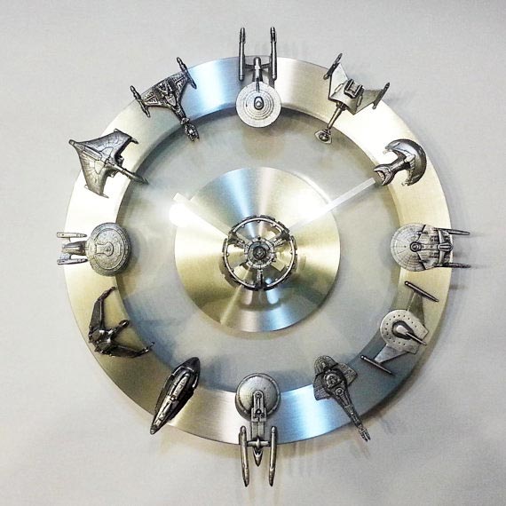 star trek clock