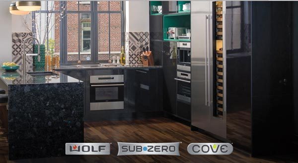 subzero wolf compact kitchen