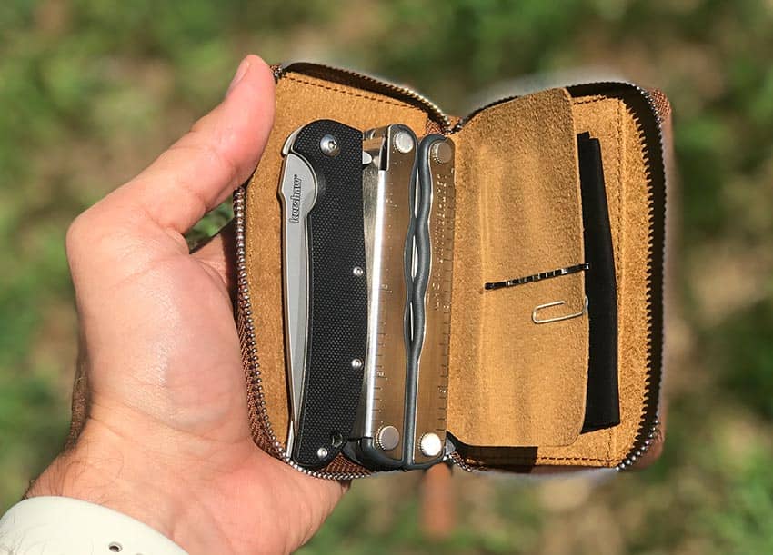 Galen Leather EDC Wallet 005