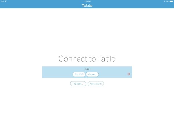 Tablo DVR App Screen 1