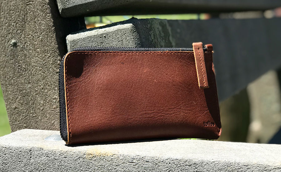 Small leather pouch