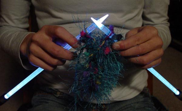 knitting needle lightsaber 2