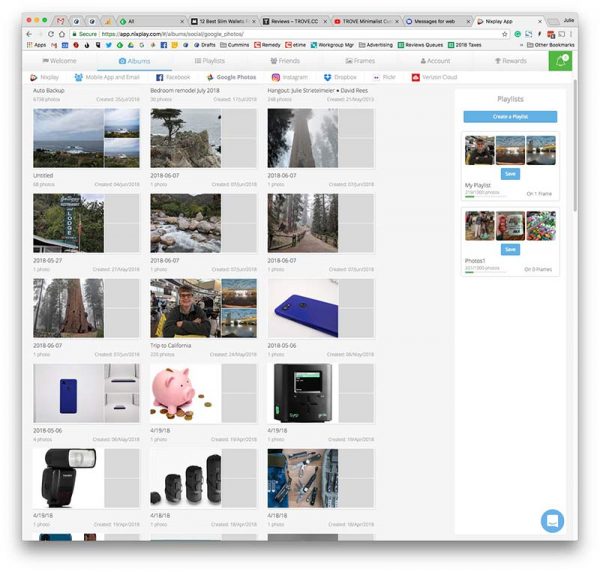 Nixplay WiFi Cloud Frame review The Gadgeteer
