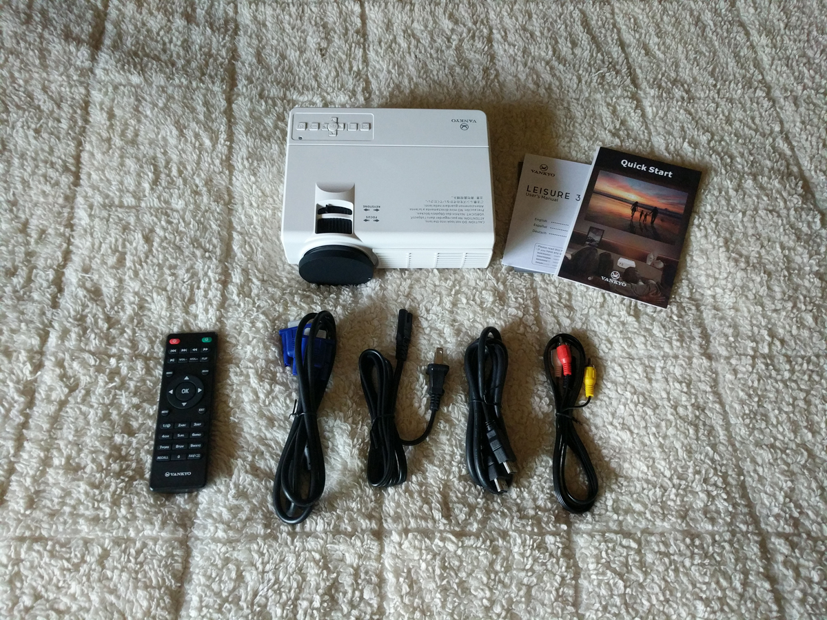 Vankyo LEISURE 3 2200 LUX LED Portable Projector review The