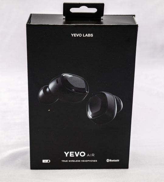 yevo air black true wireless earphone