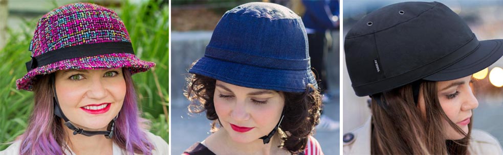 hat under bike helmet