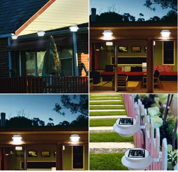 Add solar lighting to your house gutters with this set from Falove