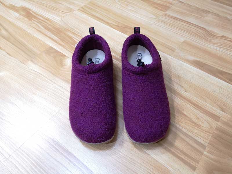 Giesswein abend boiled wool on sale slippers