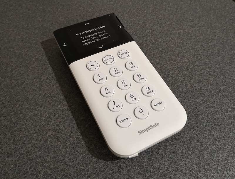 resetting simplisafe keypad