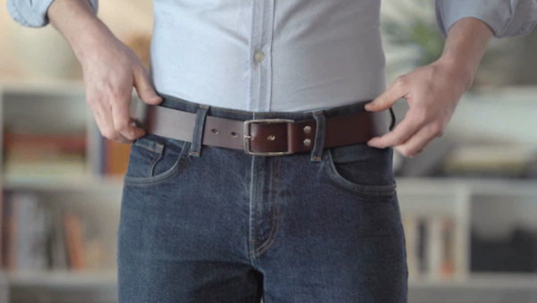 Belt on pants sale