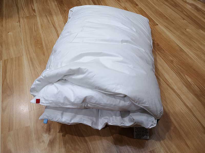 Sleepgram Bed Support Sleeping Pillow With Microfiber Cover – King Size (Open Box)