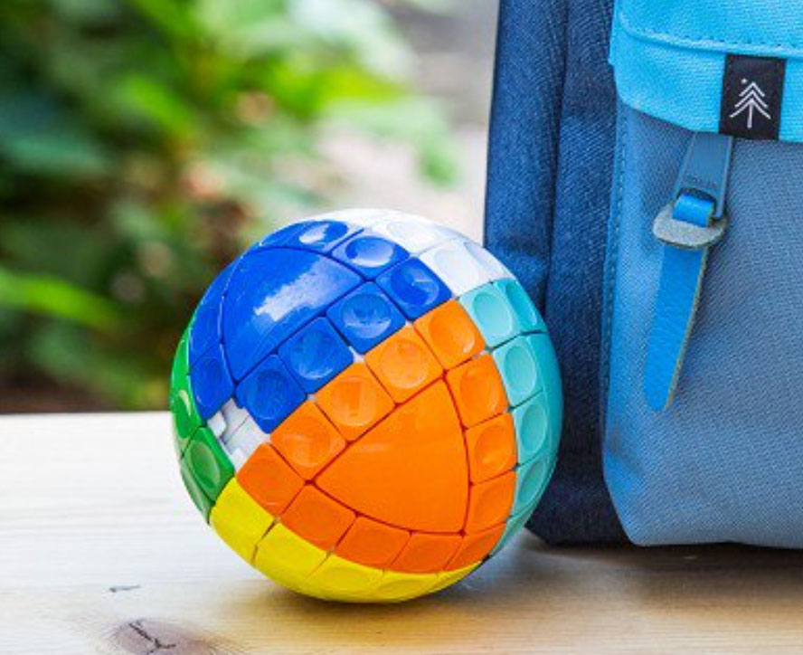 Rubik's Cube too hard? Try the 3D puzzle ball instead ...