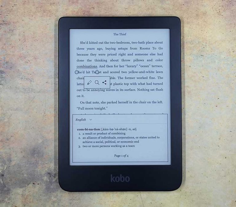 Kobo Clara HD eBook reader review - The Gadgeteer