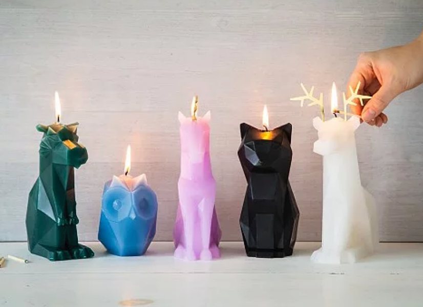 The PyroPet animal shaped candles contain a wicked little surprise