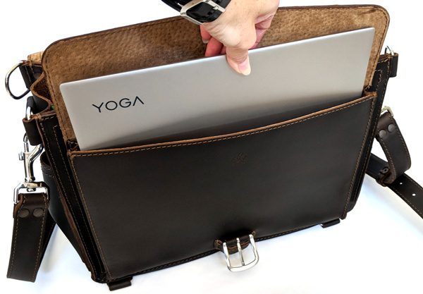 saddleback slim laptop briefcase 17