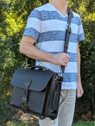 saddleback slim laptop briefcase 19a