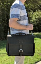 saddleback slim laptop briefcase 20