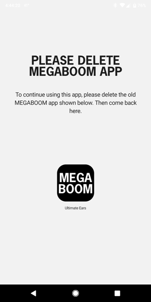 use ue megaboom app