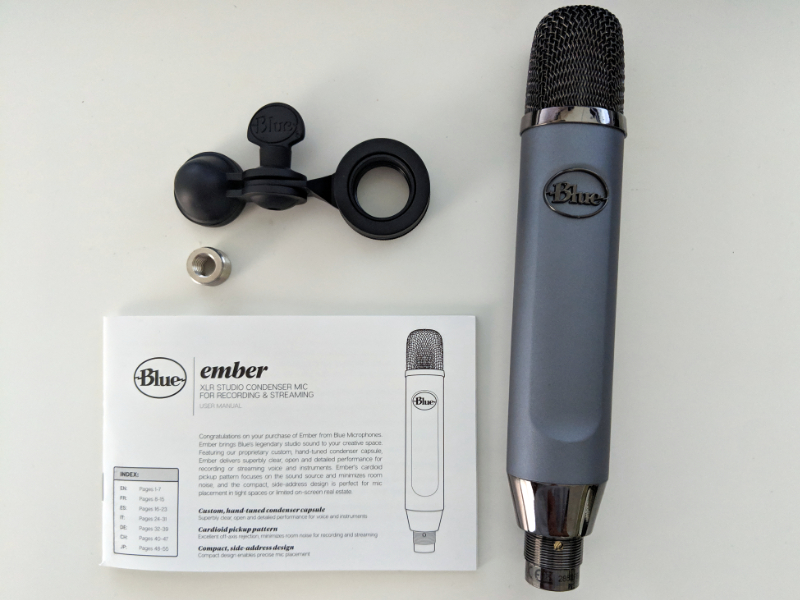 Blue Ember Cardioid Condenser Microphone