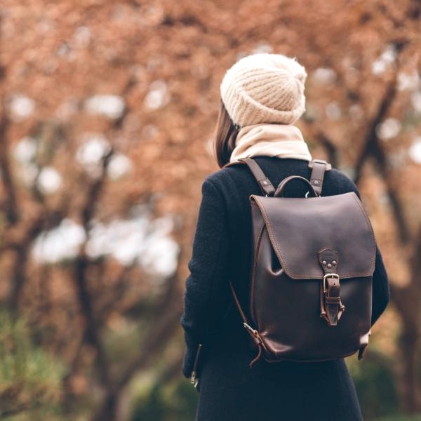 saddleback drawstring backpack