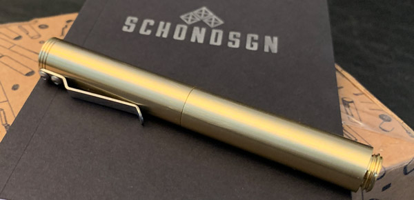 Schon DSGN, The Classic Machined Pen. Brass, Aluminum, Titanium, Steel and  More.