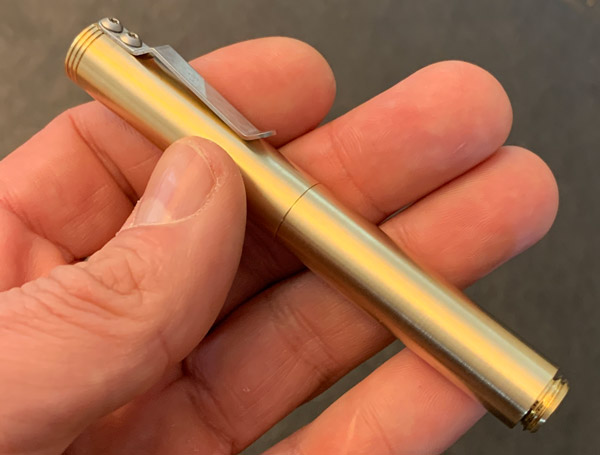 Schon DSGN Classic Machined pen review - The Gadgeteer