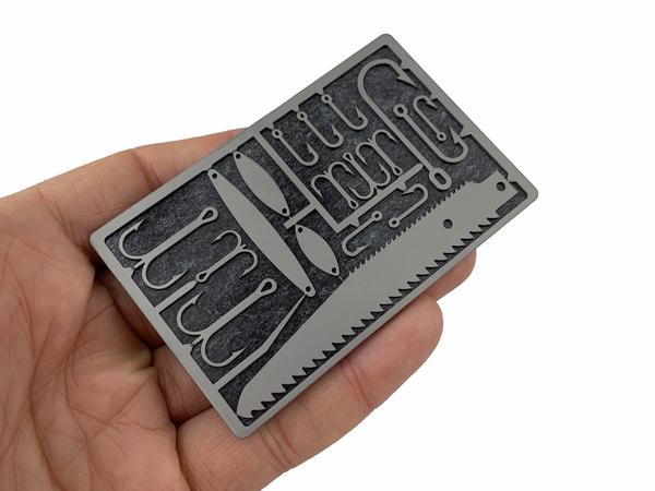 CountyComm's Survival Titanium Fishing Card is a pocket-sized