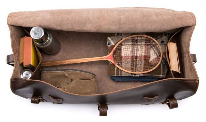 Inverior view of The Beast duffle bag
