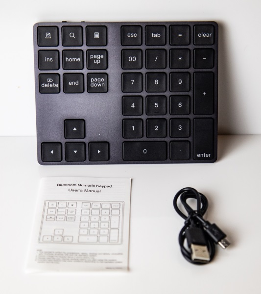 Bluetooth Aluminum Number Keypad 1