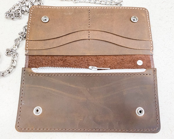 Mens Leather Chain Wallets - JooJoobs