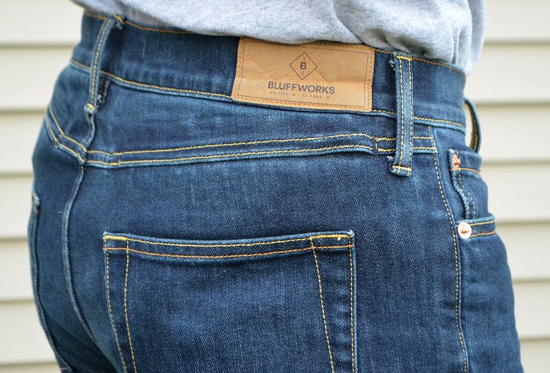 Finally, A Pair of Jeans that Work for Travel! Review of the Bluffworks  Departure Jeans - Running with Miles