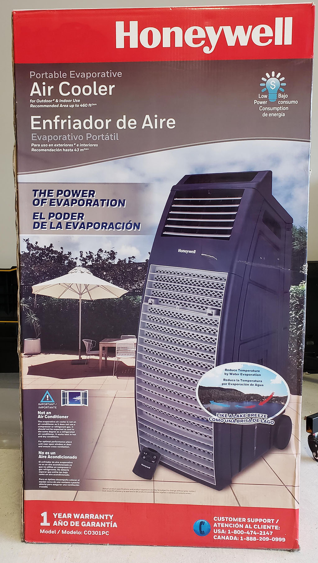 Honeywell Portable Evaporative Cooler Review - The Gadgeteer