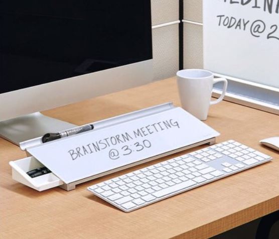 Put A Dry Erase Board On Your Desk Instead Of Your Wall The