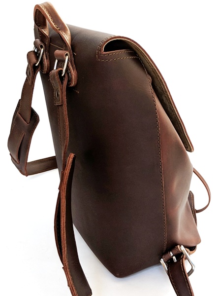 Saddleback Leather Drawstring Leather Backpack review - The Gadgeteer